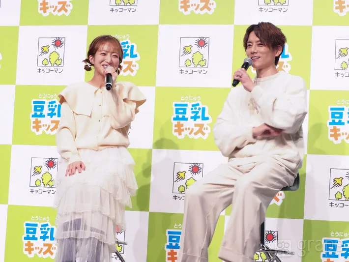 杉浦太陽さんと辻希美さんの写真（撮影：grape編集部）