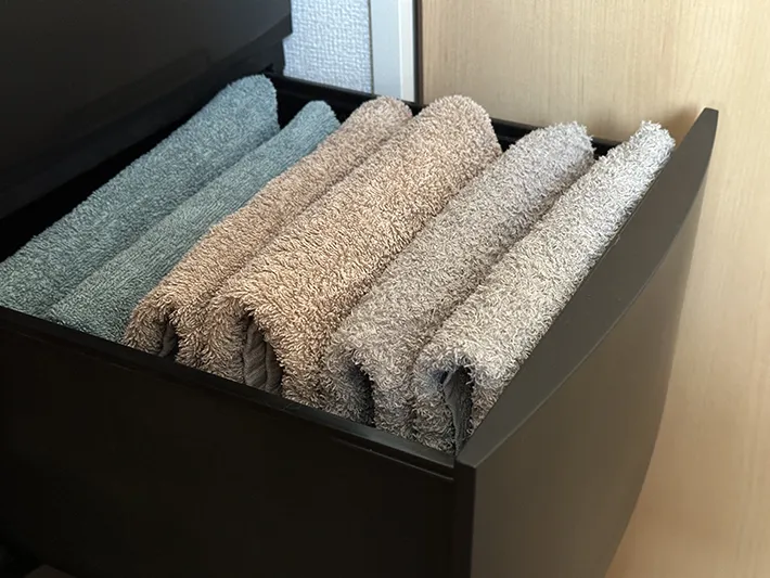 タオルの画像（撮影：grapeライフハック編集部）