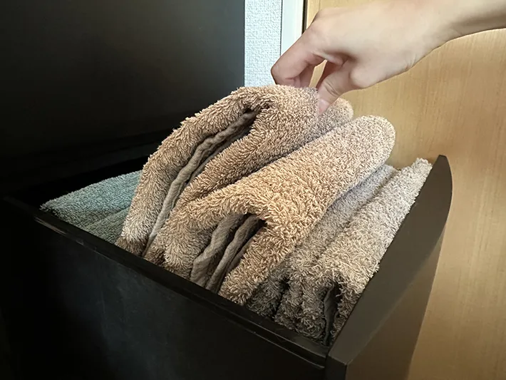 タオルの画像（撮影：grapeライフハック編集部）