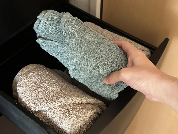 タオルの画像（撮影：grapeライフハック編集部）