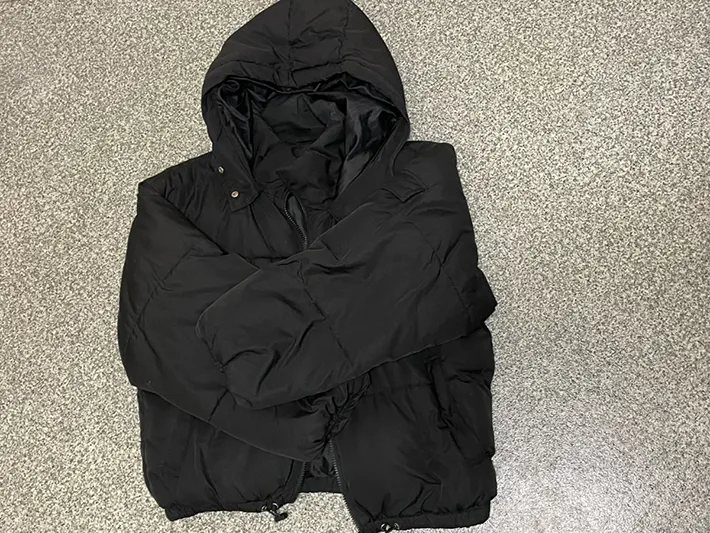 ダウンジャケットの写真（撮影：grapeライフハック編集部）