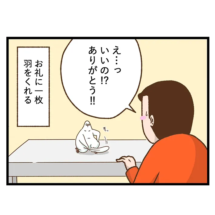 セキセイインコとの日常を描いた漫画の写真