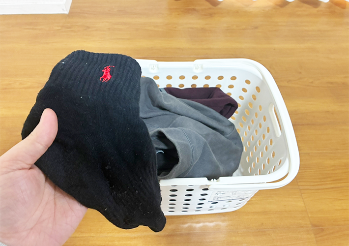 洗濯物の写真（撮影：grapeライフハック編集部）