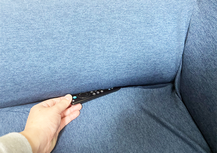 ソファーの写真（撮影：grapeライフハック編集部）