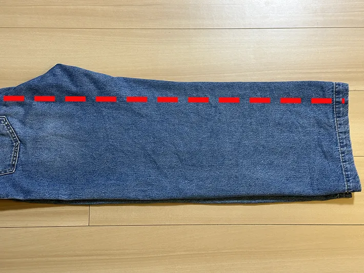 パンツ（ジーンズ）の画像（撮影：grapeライフハック編集部）