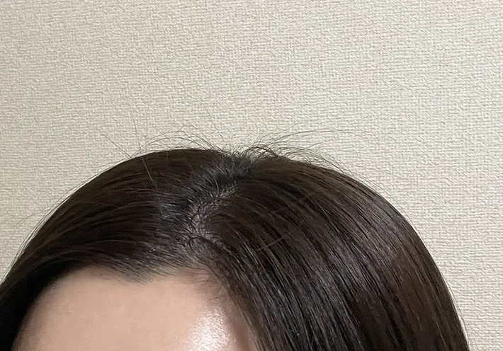 髪の毛の写真（撮影：grapeライフハック編集部）