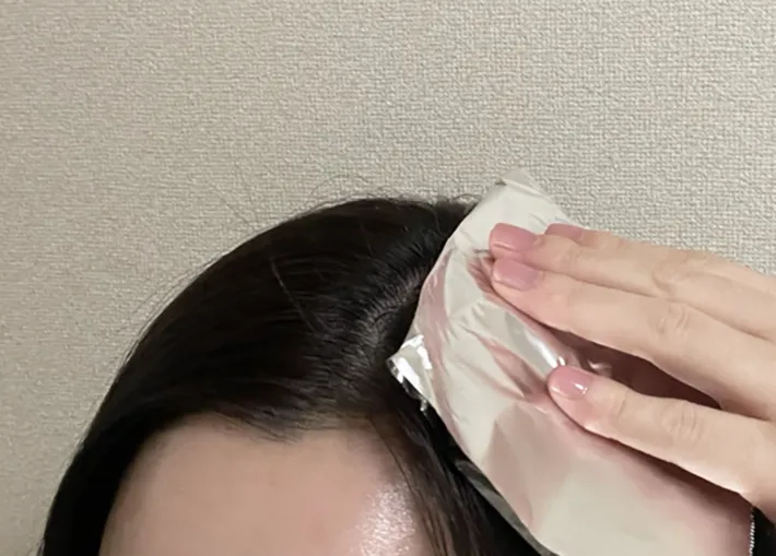 髪の毛の写真（撮影：grapeライフハック編集部）