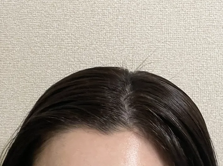 髪の毛の写真（撮影：grapeライフハック編集部）