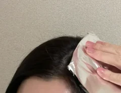 髪の毛の写真（撮影：grapeライフハック編集部）