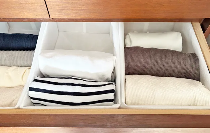 『整理収納仕切りケース』の使用写真（撮影：Classy Life）