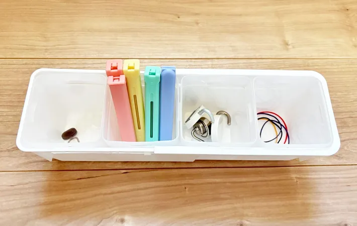 『くつした整理カップ』の使用写真（撮影：Classy Life）