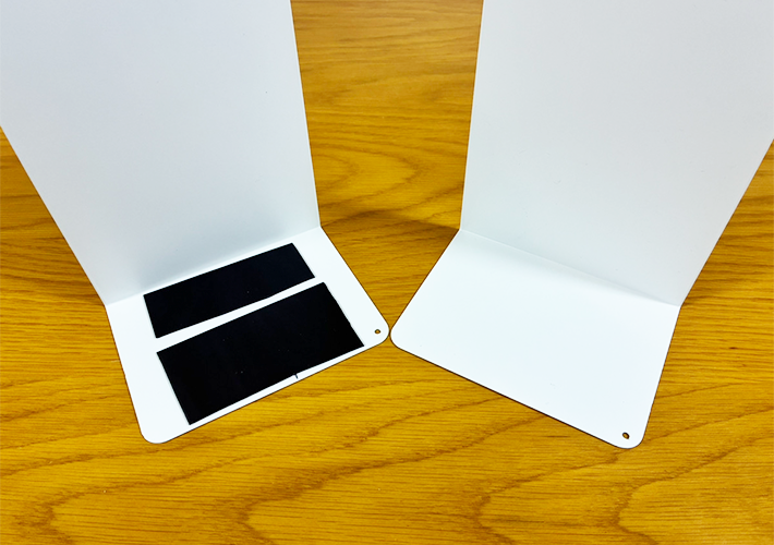 ブックエンドをキッチンで使う手順（撮影：grapeライフハック編集部）