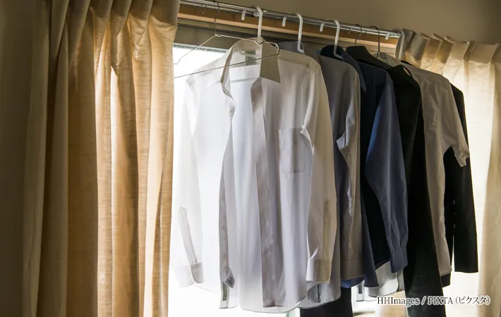 『窓際の洗濯物』の写真