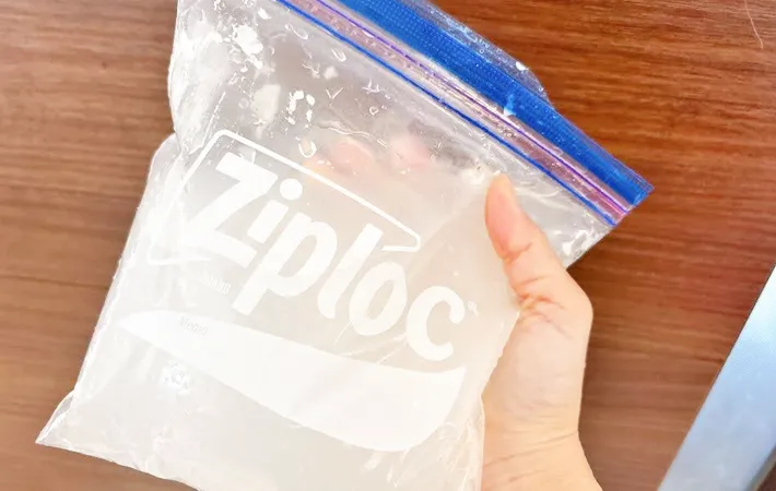 『ジップロックを洗う方法』の写真（撮影：キジカク）