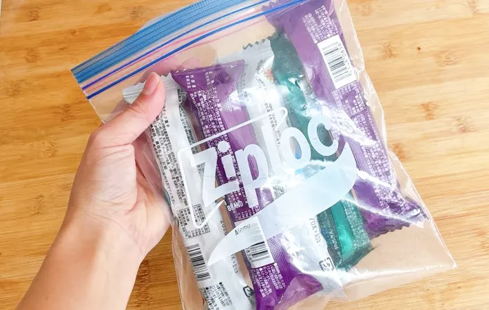 『ジップロック』の使用写真（撮影：キジカク）