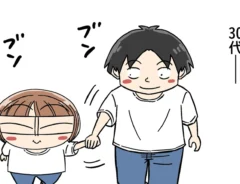 夫婦の日常を描いたエッセイ漫画の写真