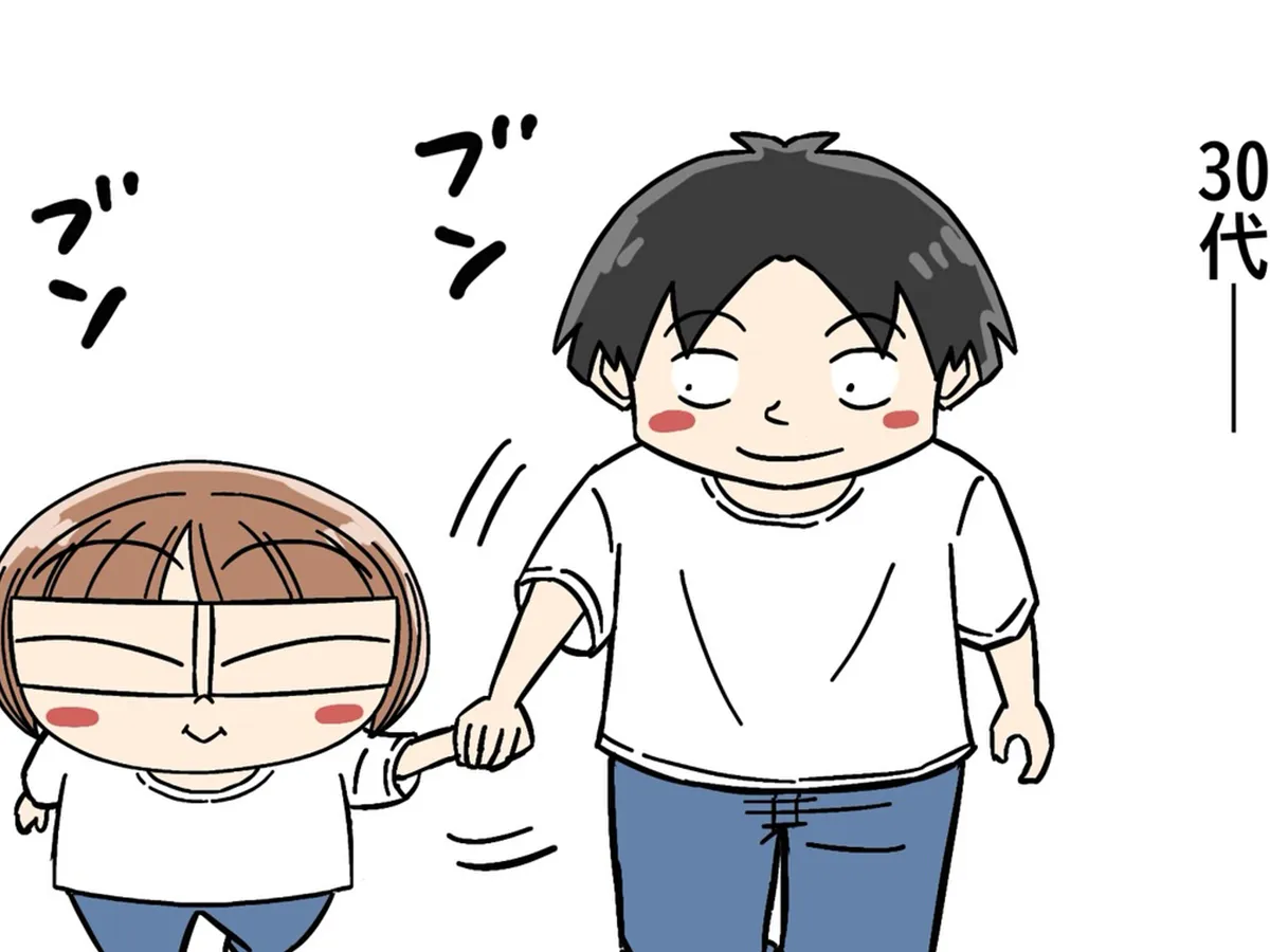 夫婦の日常を描いたエッセイ漫画の写真