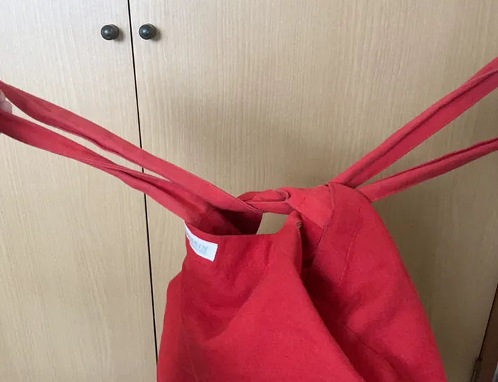 トートバッグの写真（撮影：grapeライフハック編集部）