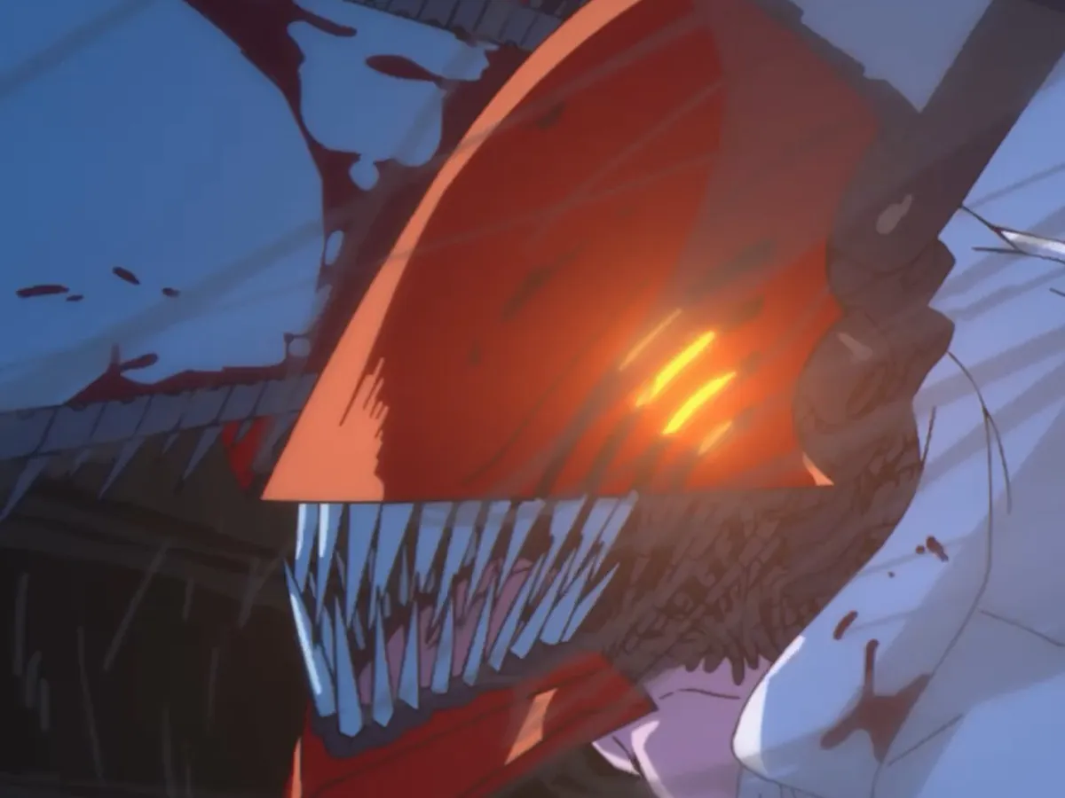 チェンソーをはやしたデンジの写真