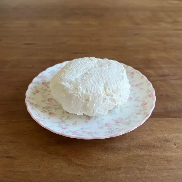 完成したクリームチーズ風の写真（撮影：grape編集部）