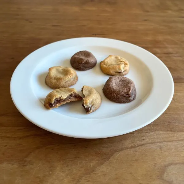 電子レンジで加熱したカントリーマアムの写真（撮影：grape編集部）