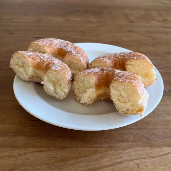 カットしたドーナツ（撮影：grape編集部）