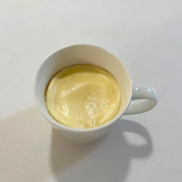 完成したマグカッププリンの写真（撮影：grape編集部）