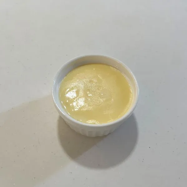 冷やしたプリンの写真（撮影：grape編集部）