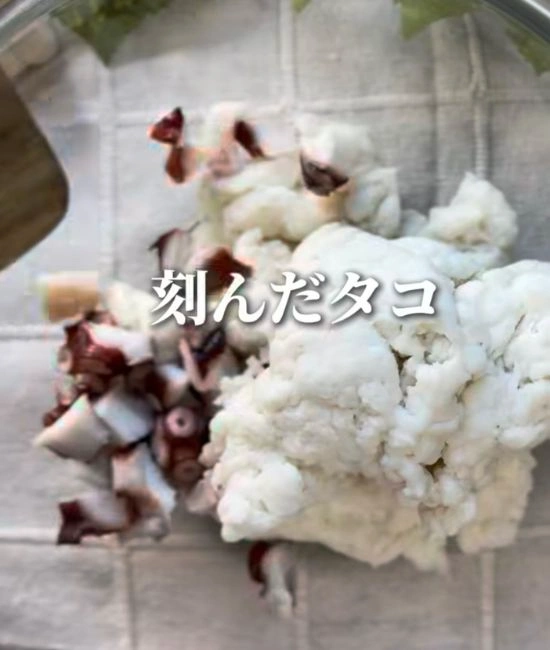 はんぺんとタコ