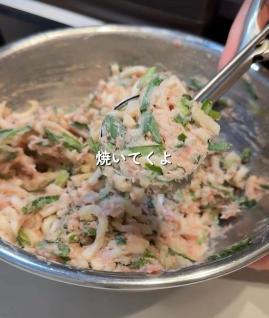 取り分ける様子