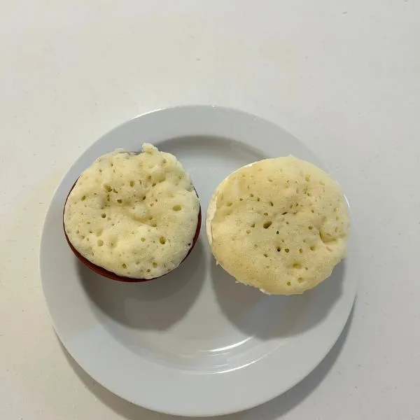 電子レンジで加熱した写真（撮影：grape編集部）