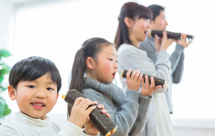 恵方巻を食べる時間はいつでもよい！