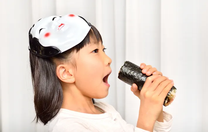 恵方巻の正しい食べ方を知って、福を呼び込もう！