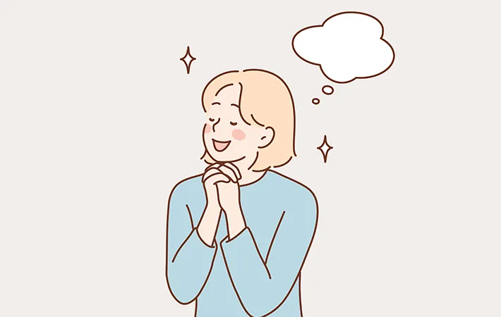 願い事をしながら、黙って食べきる