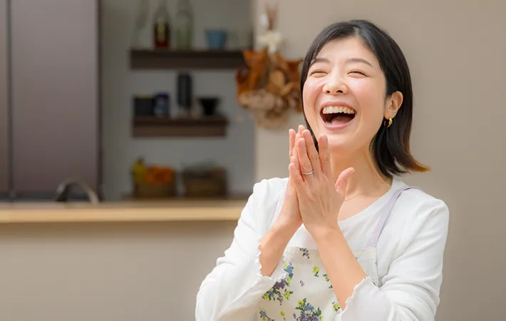 笑顔で食べるといいって本当？