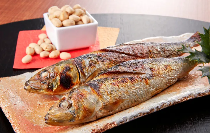 イワシの頭は飾って、身は食べよう！