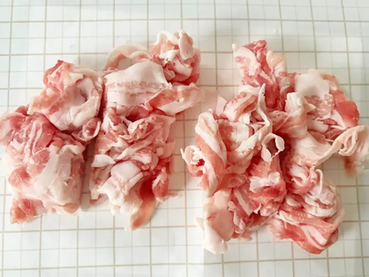 『豚しゃぶとレタスの小鍋』の作り方の画像