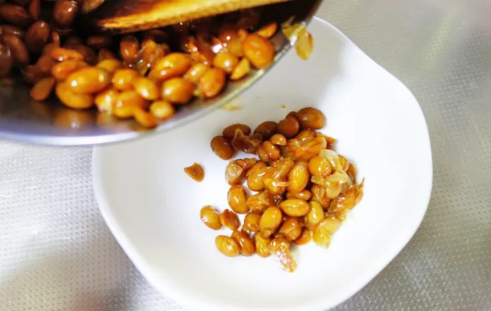 『リメイク豆バニラ』を作る写真（撮影：エニママ）