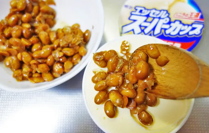 『リメイク豆バニラ』を作る写真（撮影：エニママ）