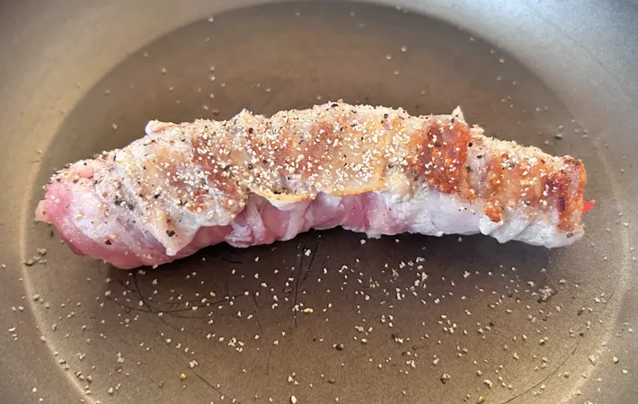 『紅生姜の肉巻き』を作る写真（撮影：エニママ）