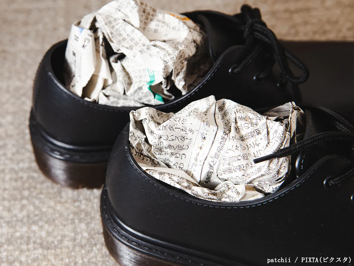 新聞紙の活用法の写真