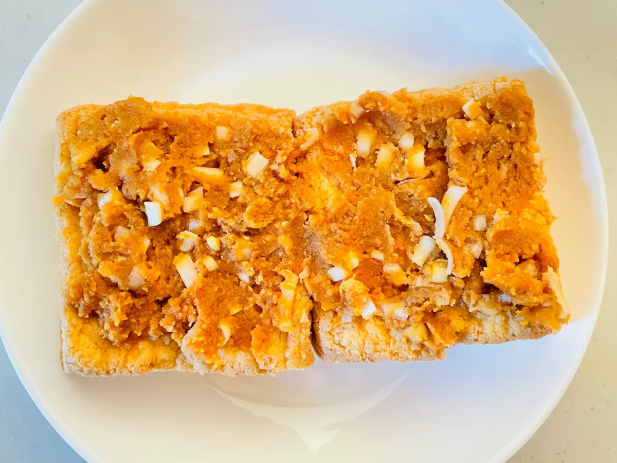 厚揚げピーナッツバターの写真（撮影：エニママ）