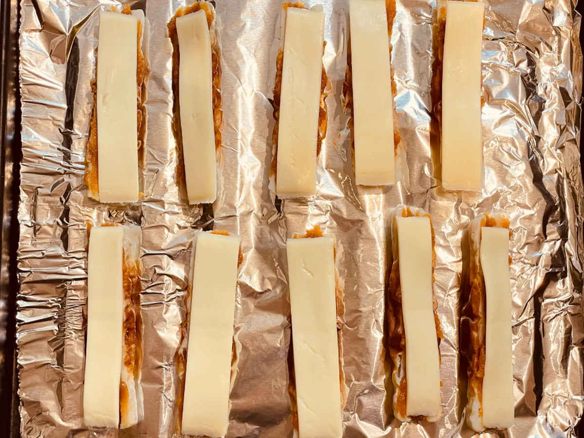 ちくわのピーナッツバター焼きの写真（撮影：エニママ）