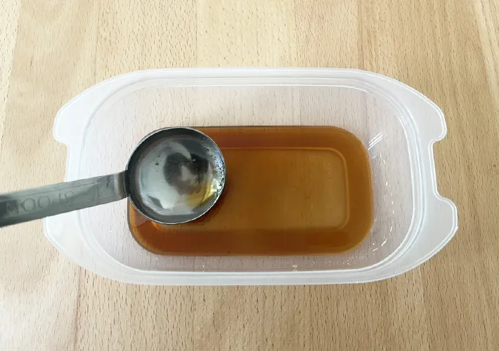 『ネギの照り焼き』の調理写真（撮影：grapeフード編集部）