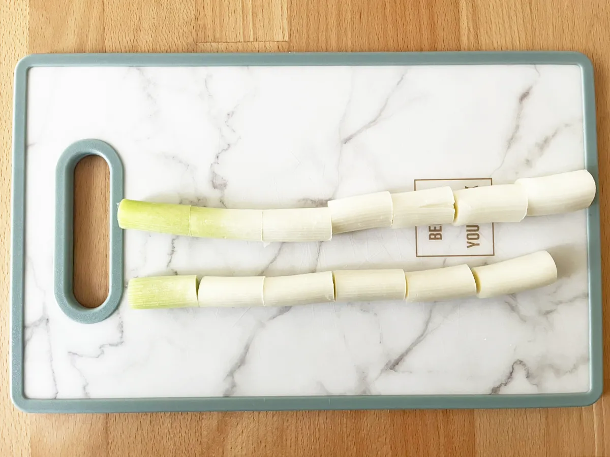 『ネギの照り焼き』の調理写真(撮影:grapeフード編集部)