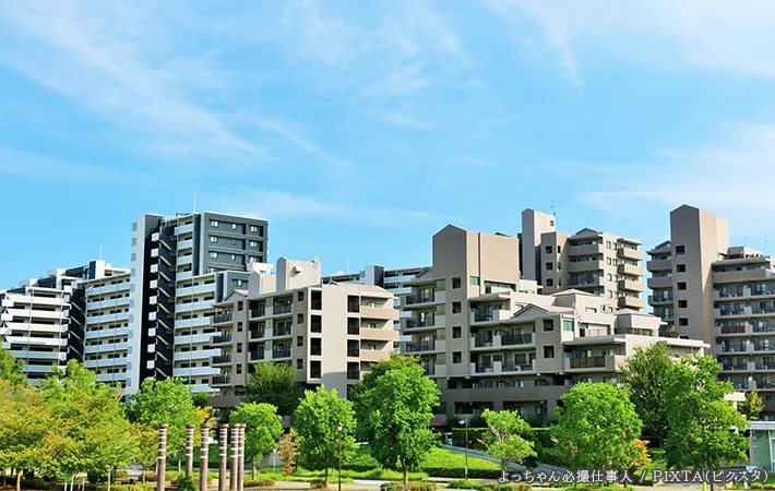 日本のマンションの写真