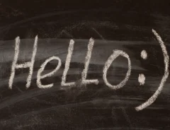 英語の顔文字のイメージ写真