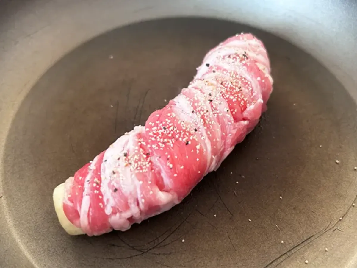 バナナ肉巻きの写真(撮影:エニママ)