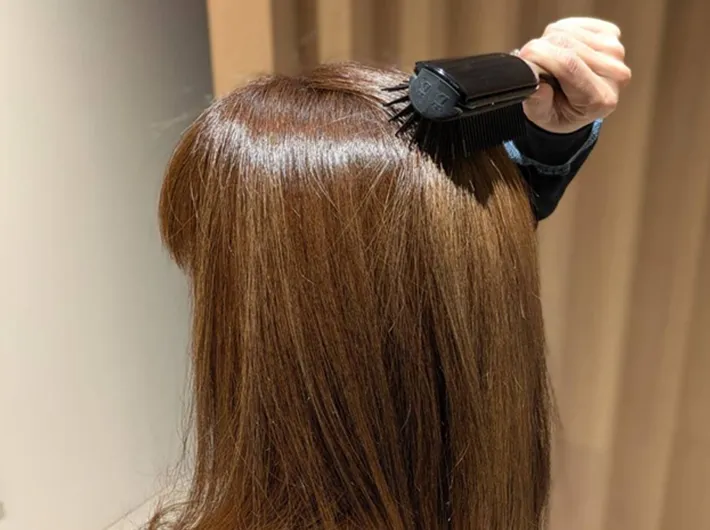 ブラッシングの手順の写真