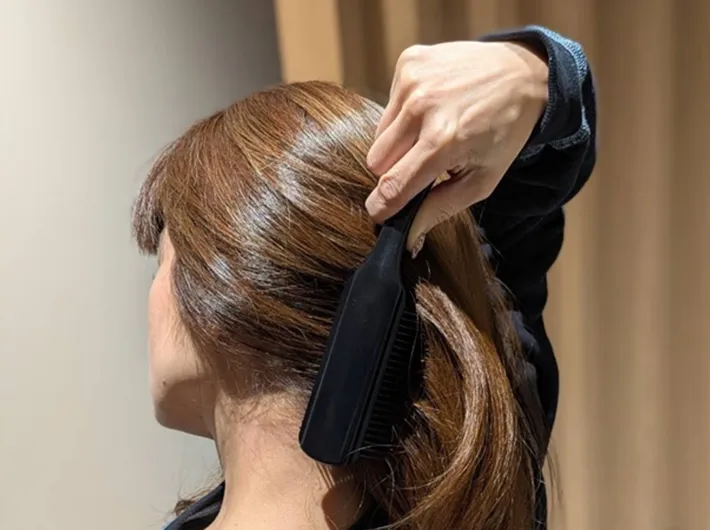 ブラッシングの手順の写真